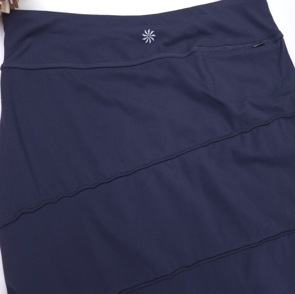 Athleta Charcoal Gray Skirt Sz S - Picture 3 of 10